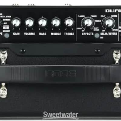 Boss Dual Cube LX Battery-Powered Electric Guitar Combo Amplifier, 10W, Black image 3