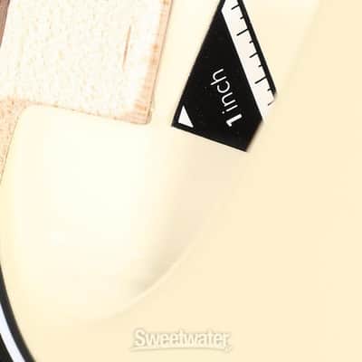 Squier Affinity Series Telecaster Thinline Electric Guitar - Olympic White with Laurel Fingerboard (TeleTLAFOWd1) image 5