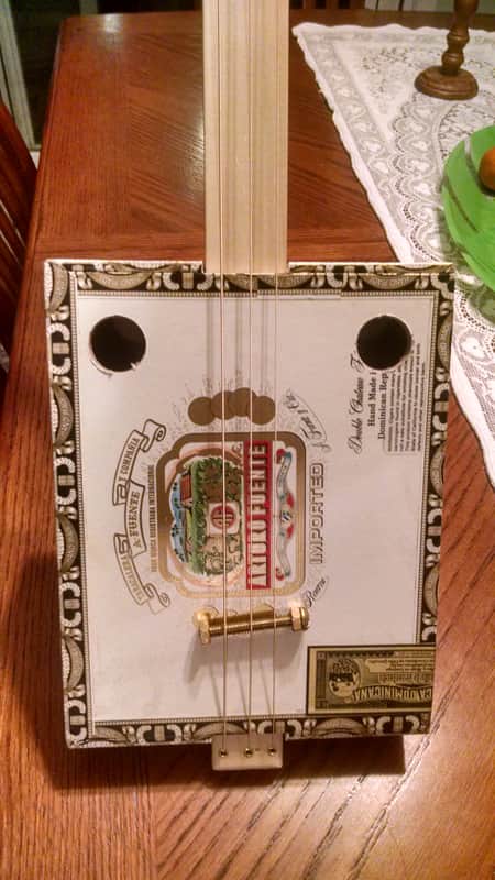 Cigar Box Guitar (CBG) DIY Slide Kit w/Pickup - choose your box! (No Frets) image 1