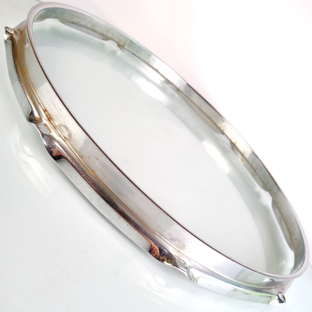 Ludwig 14"1.6mm Snare Drum Batter 10Lug Supraphonic  Rim/Hoop Vintage 60s Chrome — main photograph