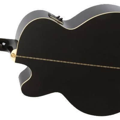 Epiphone J-200EC Studio Acoustic-Electric Guitar - Black image 3