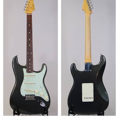 Fender Custom Shop 30th Anniversary MBS 61 Stratocaster Journeyman Relic by Paul Waller 2017 - Aged Chacoal Frost image 4