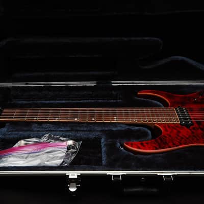 Ibanez RG927 QM with DiMarzios and hard case! 7 String beauty! image 7