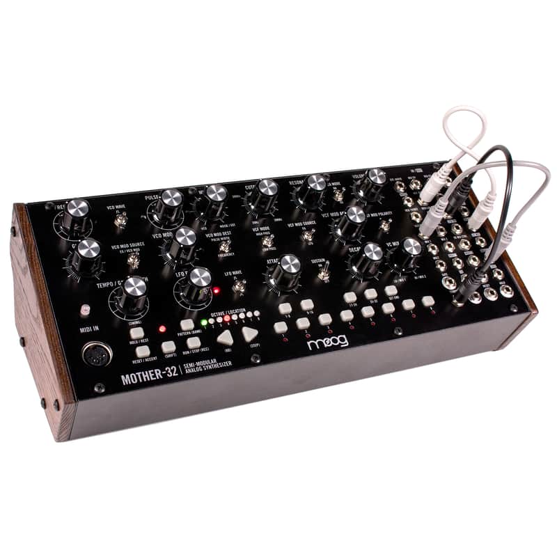 Moog Mother-32 Tabletop / Eurorack Semi-Modular Synthesizer 2015 - Present - Black image 1