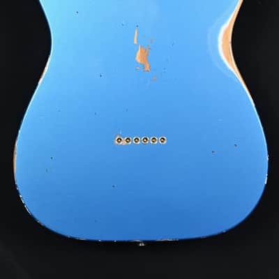 Fender Custom Shop 60's Telecaster from 2023 in Relic Lake Placid Blue with original hardcase image 7