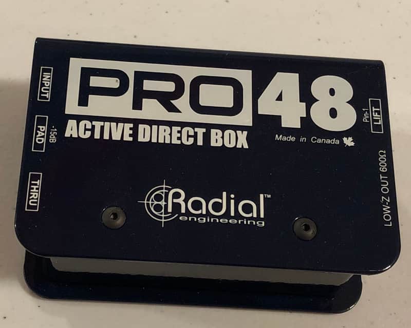 Radial Pro48 Active Direct Box 2015 - Blue image 1