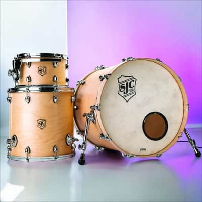 SJC Drum Sets Tour Series 3pc, T22K322NACH, 8″ x 12″, 16″ x 16″, 18″ x 22″ image 1