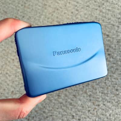 [RARE FULL SET] Panasonic SX56 Walkman Cassette Player, NEAR MINT BLUE ! Working ! image 10