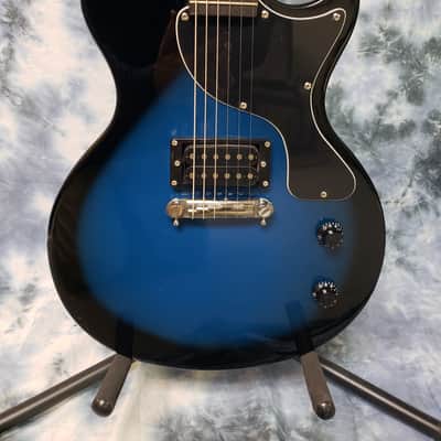2008 Maestro Les Paul Jr Blueburst Pro Setup New Strings image 2