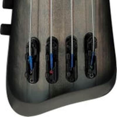 Ibanez Bass Workshop UB804 4-string Electric Upright Bass - Black Ice Burst Low Gloss image 2