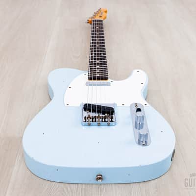 Fender Custom Shop '59 Telecaster Journeyman Relic Sonic Blue image 8