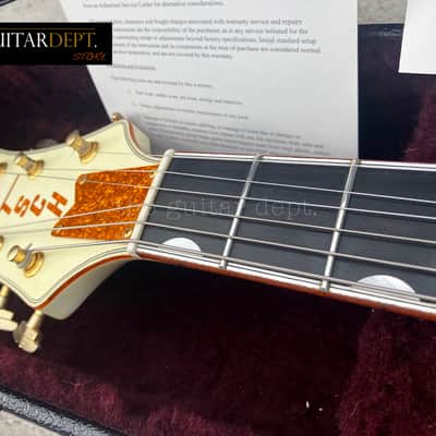 ✮RARE✮SUPERB✮2017 Gretsch G-6134 LTV White Penguin ✮ LACQUER TV JONES ! ✮ COA ✮ AMAZING image 8