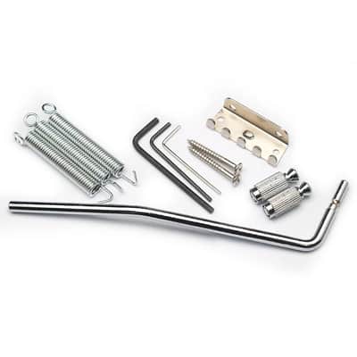 Chrome Guitar 2 Point Bridge Tremolo System Set image 5