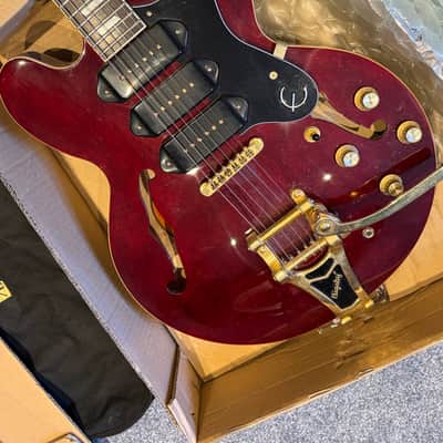 Epiphone Riviera Custom P93 2011 - 2019 - Wine Red image 1