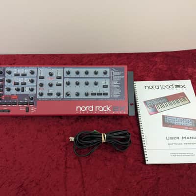 Nord 2X Rack 20-Voice Rackmount Desktop Virtual Analog Lead Synthesizer Synth 2003 - 2014 - Red image 2