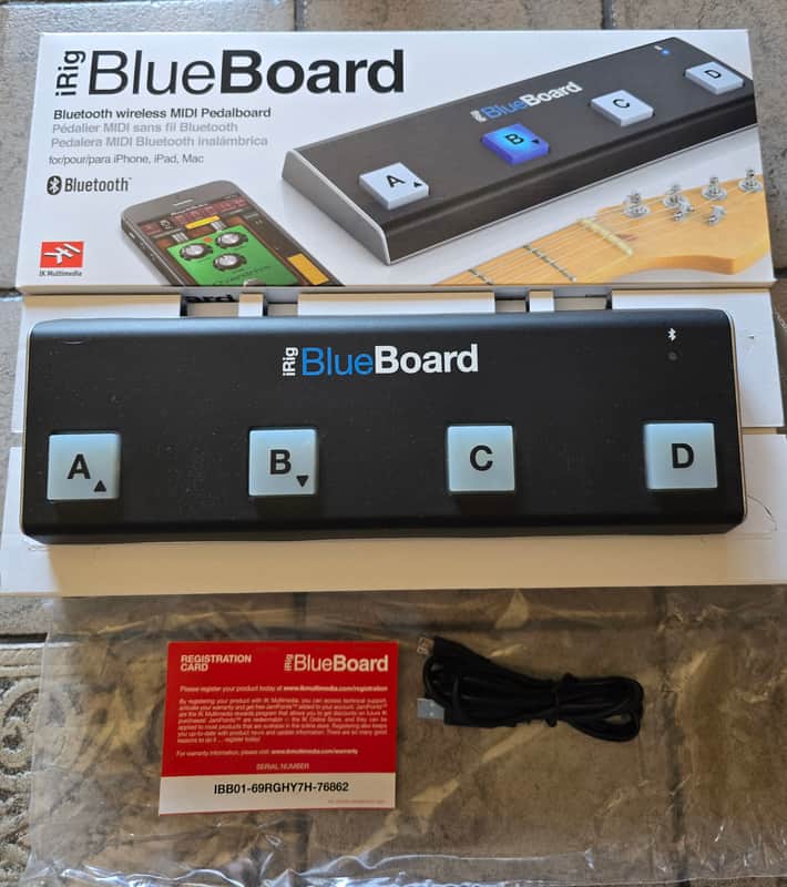 IK Multimedia iRig Blueboard Wireless iOS/Mac Foot Controller 2013 - Present - Black