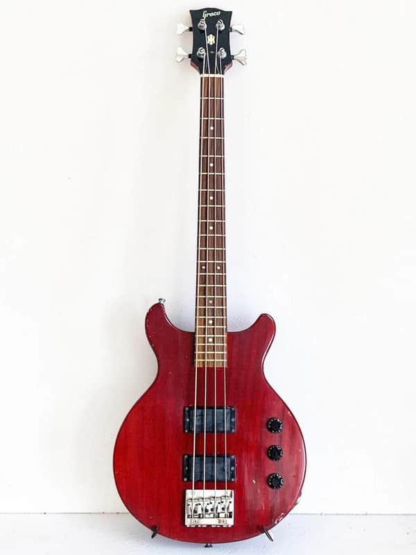 Greco TVB-65 c.1980s 32" Medium Scale Bass Guitar Mahogany w/Soft Case image 1