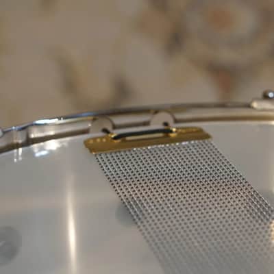 A&F Drum Co. 4x14" Nickel Over Brass Snare image 9