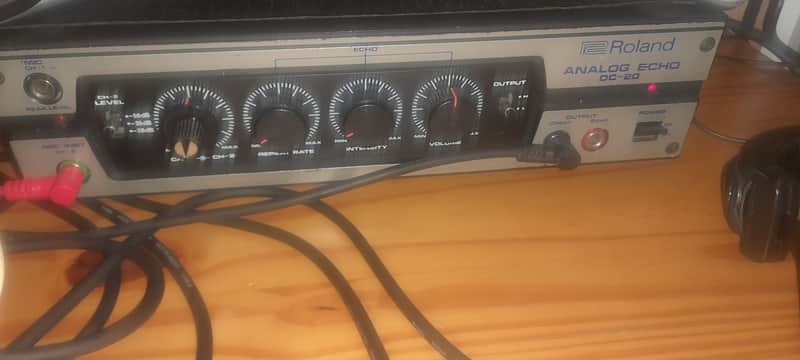 Roland DC-20 Analog Echo 1980s - Black / Silver image 1
