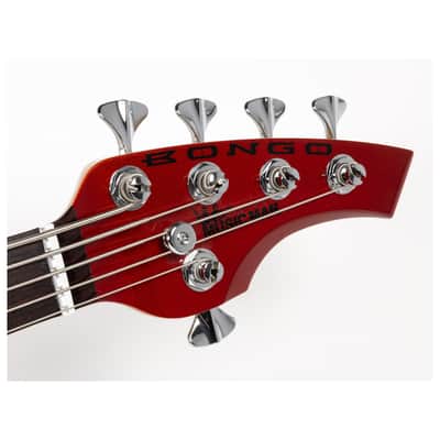 Ernie Ball Music Man Bongo 5HH 5-String Electric Bass, Blood Orange image 7