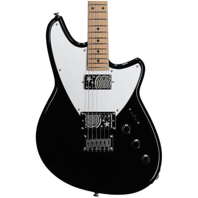 Reverend Billy Corgan Z-One Electric Guitar, Midnight Black image 4