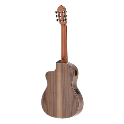 Manuel Rodriguez Café Cortado Acoustic-Electric Guitar - Curly Walnut Satin image 6