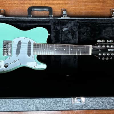 Eastwood Mandocaster 12 2010s - Seafoam Green image 1