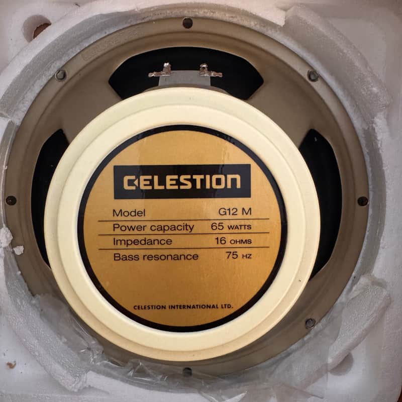Celestion G12M-65 Creamback 12" 65-Watt 16 Ohm Speaker 2010s - Cream image 1