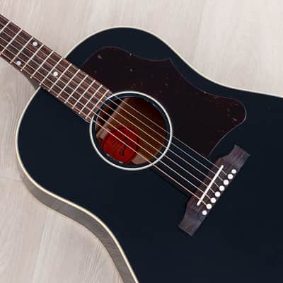 2024 Gibson ‘50s J-45 Original Dreadnought Acoustic Guitar Ebony, Mint w/ Case, Tags image 7