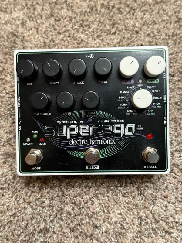 Electro-Harmonix Superego Plus Synth Engine/Multi Effect 2017 - Present - Black/Purple/Green image 1