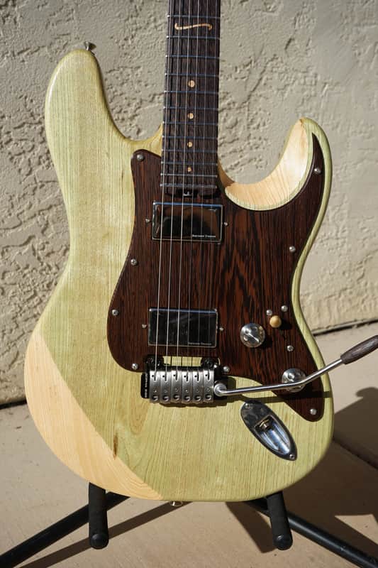 BWS - Custom Pistachio Chocolate 2025 - Brushed Swamp Ash /Roasted Maple /Wenge w Nitro finish image 1