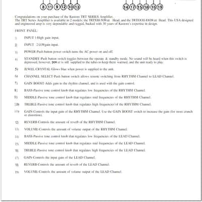 Kustom TRT100 image 7