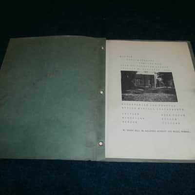 Vintage 1950 Kluson Musical Instrument Parts Catalog! Tuners, Tailpieces! RARE! image 2