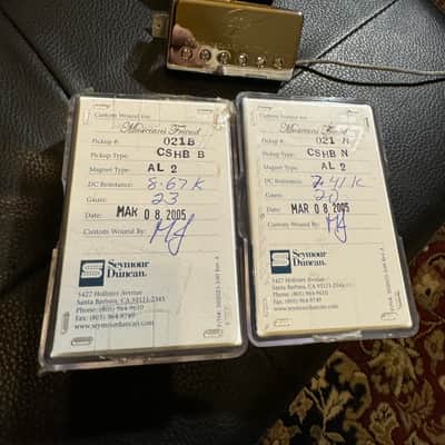 Seymour Duncan 50th Anniversary Humbucker Set 2005 - Chrome image 11