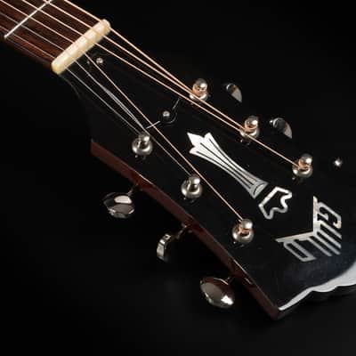 2021 Guild USA D-40 Traditional - Antique Burst Nitro | USA All Solid Dreadnought Acoustic Guitar Adirondack Red Spruce Bracing African Mahogany Back & Sides | CoA OHSC image 9