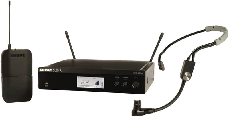 Shure BLX14R/SM35-J11 Wireless Rack-Mount Headset System with SM35 Headset Mic. J11 Band image 1
