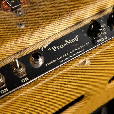 1954 Fender 5D5 Wide-Panel Pro 1 x 15" Guitar Combo image 7