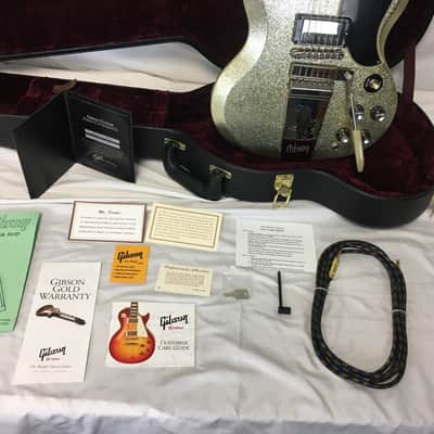 Gibson Les Paul SG Custom Silver Sparkle Electric Guitar 2007 w/Original Hard Shell Case image 14