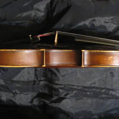 Violin Johannes Georgius Hellmer 1712 Prague w/August Gemunder 1884 Repair Label image 9