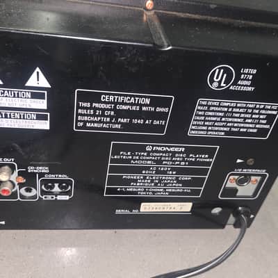 Pioneer PD-F51 50+1 CD File Type Changer Player image 4