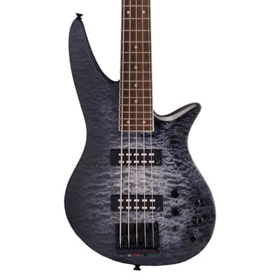 Jackson X Series Spectra Bass SBXQ V - Transparent Black Burst (999) image 1