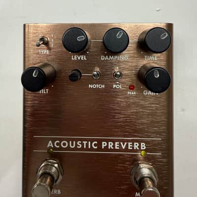 Fender Acoustic Preverb Preamp Reverb Guitar Effect Pedal image 2