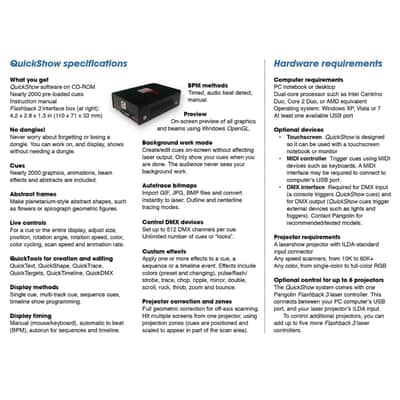 Pangolin QuickShow FB3 Laser Control Software with ILDA Interface image 4