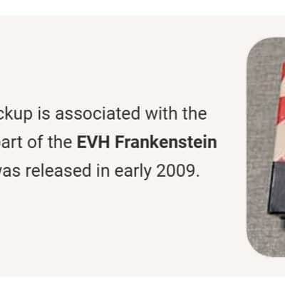 EVH Frankenstein Humbucker Relic Pickup 2010 - Black image 5