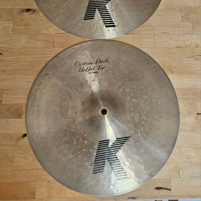 Zildjian 14" K Custom Dark Hi-Hat Cymbals (Pair) image 1