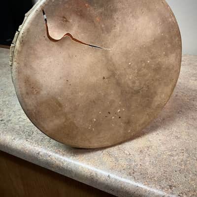 Late 50's Ludwig (Transitional Badge) Conga Drum - White Marine Pearl ? Needs New Head image 17