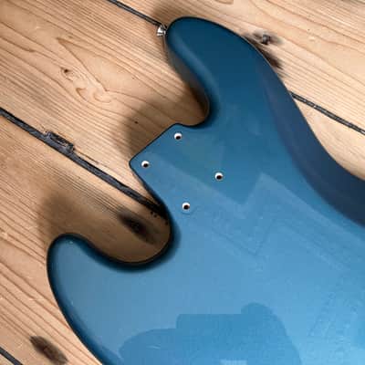 Fender Player Jazz Bass Guitar Body 2019 Mexico Mexican MIM Lake Placid Blue Alder image 15