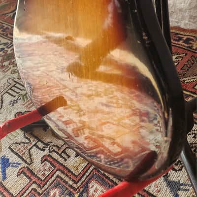 RARE! Kent Polaris II Sunburst w Trem System 1965 Japan image 8