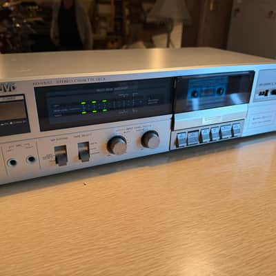 JVC KD-V100 Stereo Cassette Tape Deck Vintage Full Fresh Service Sound Great! image 4