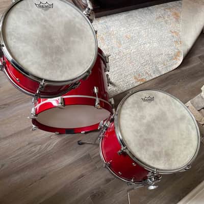 Yamaha Absolute Hybrid Maple Bop Kit - Red Autumn - 18x14, 12x8, 14x13 image 6
